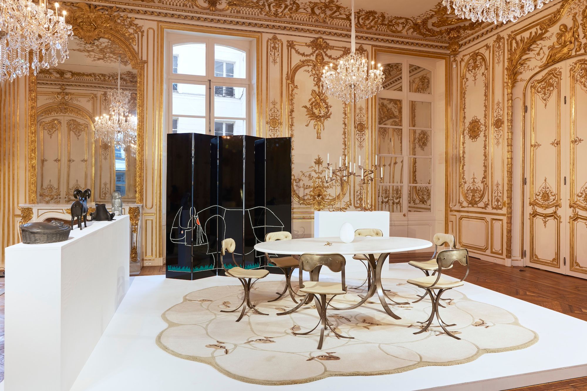 Design Miami Paris at the Hôtel de Maisons, with collectible design presented against the mansion’s historic interior