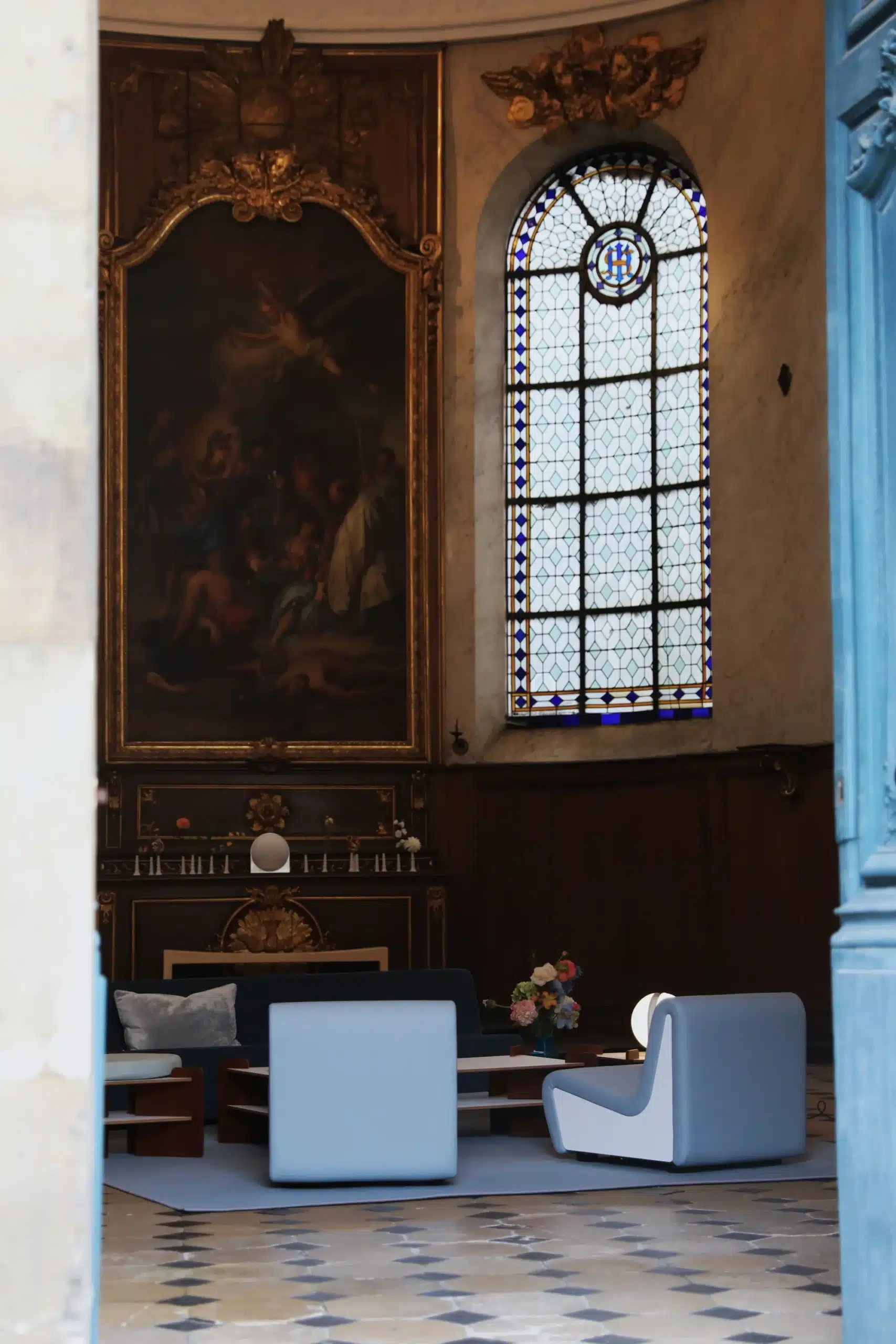 The chapel of the Manufacture des Gobelins in Paris