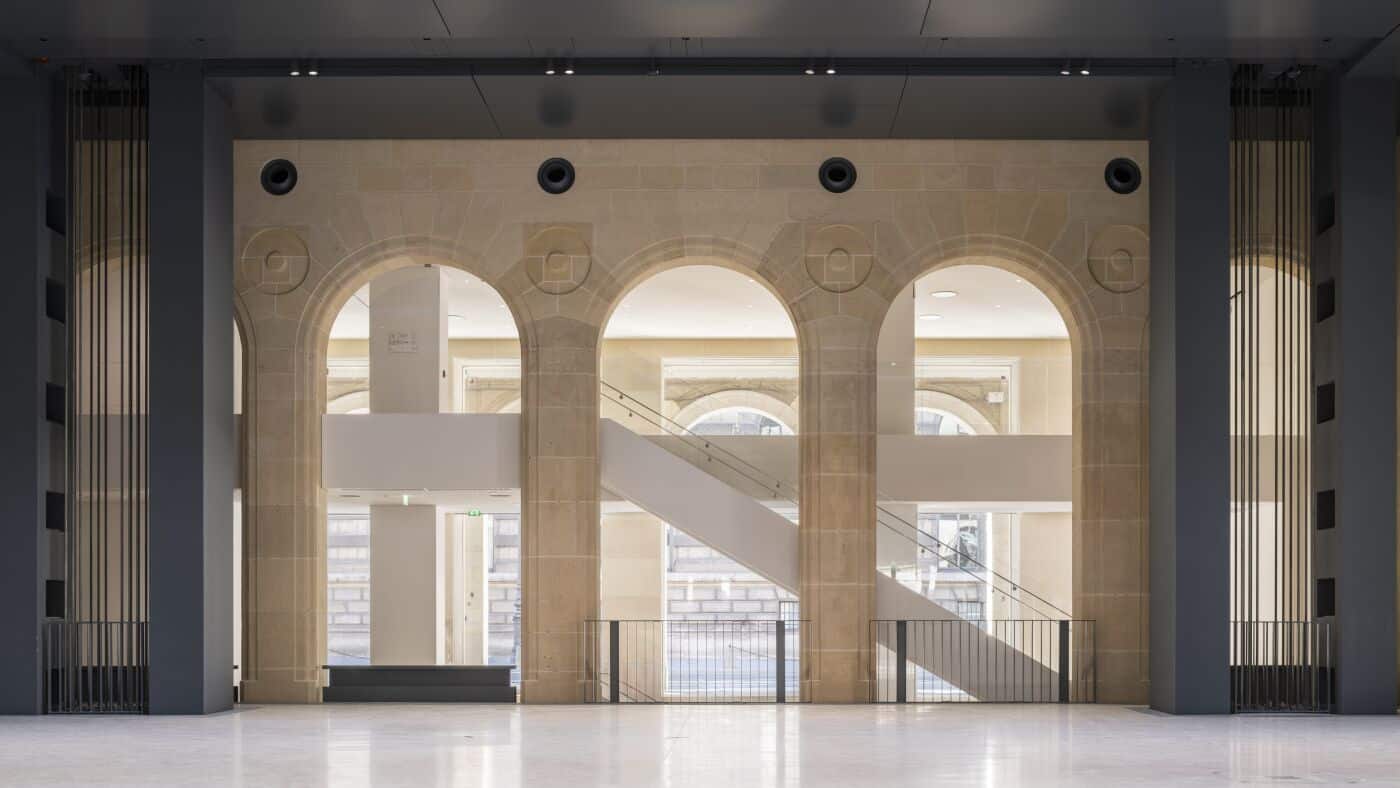 The Fondation Cartier for Contemporary Art at Place du Palais-Royal in Paris